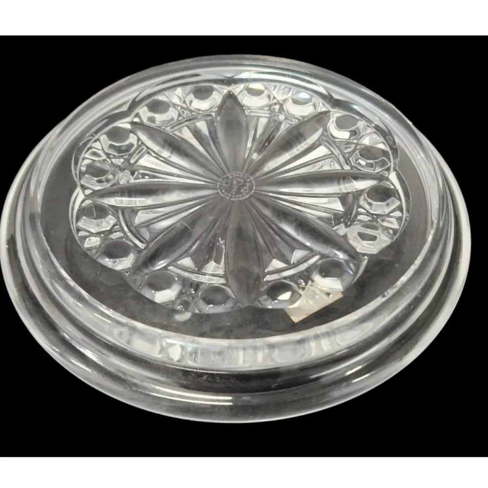 Baccarat‎ Crystal Rosace Wine Bottle, Champagne And Decanter Coaster